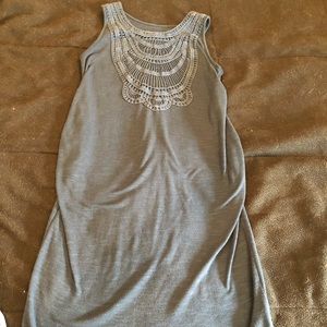 Navy Blue Maternity Dress